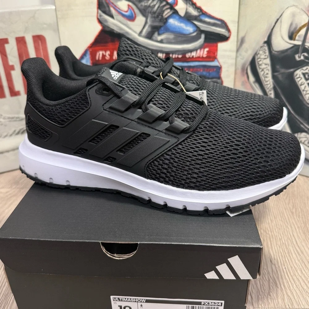 New adidas Ultimashow Core Black Cloud White Men Shoes 11.5, 12,12.5